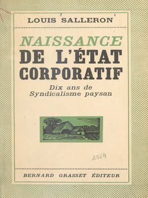 cover image of Naissance de l'état corporatif